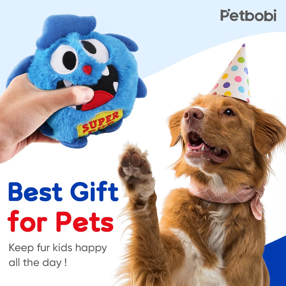 Petbobi Upgrade durable plush cover keeps playtime safe for small and medium pets.