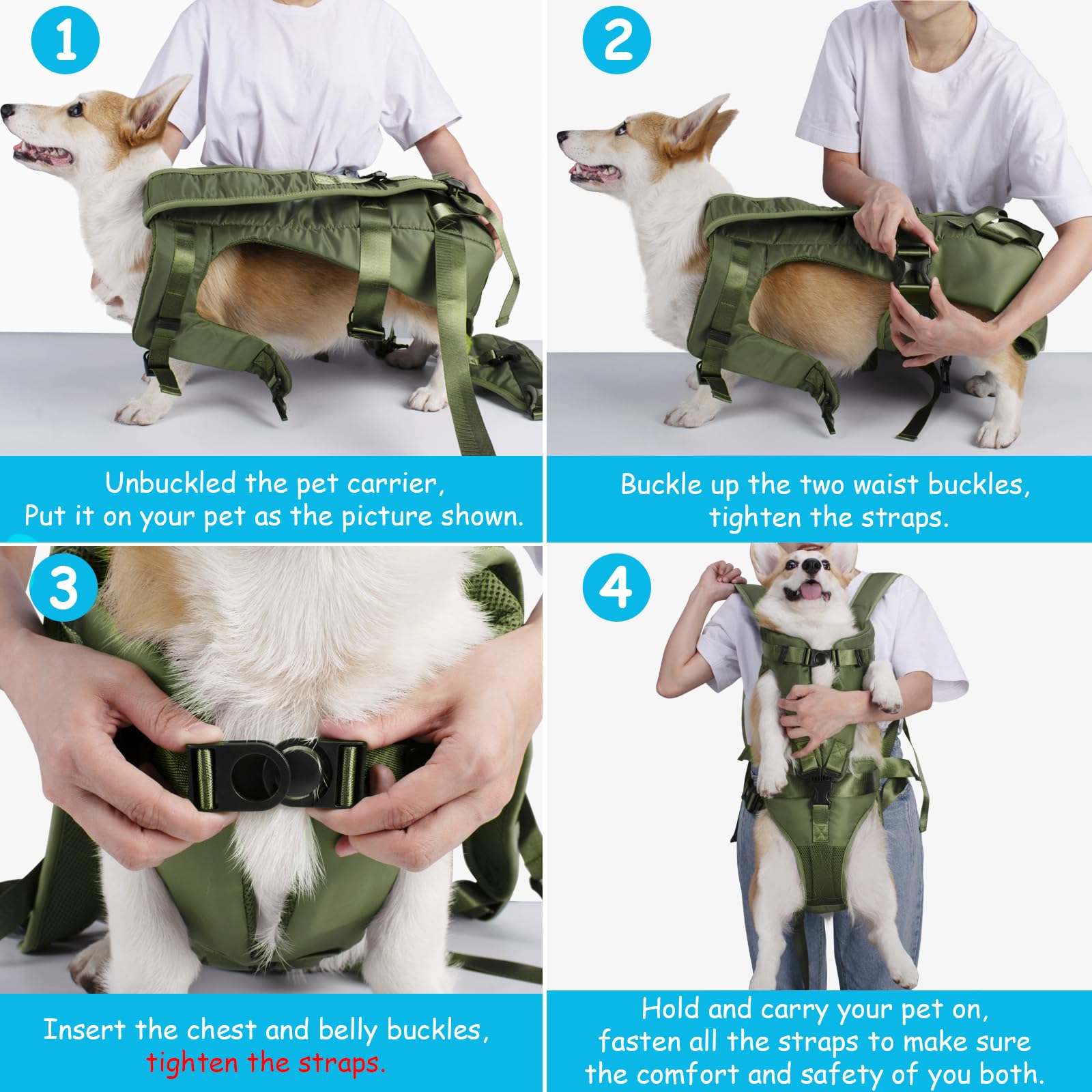 PetBonus breathable mesh padding enhances airflow and comfort