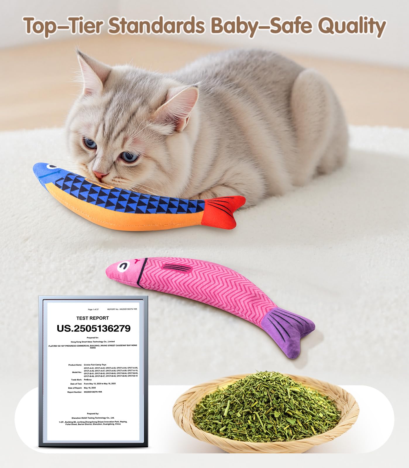 PetBusy festive gift-ready cat toy for holidays and gifting.