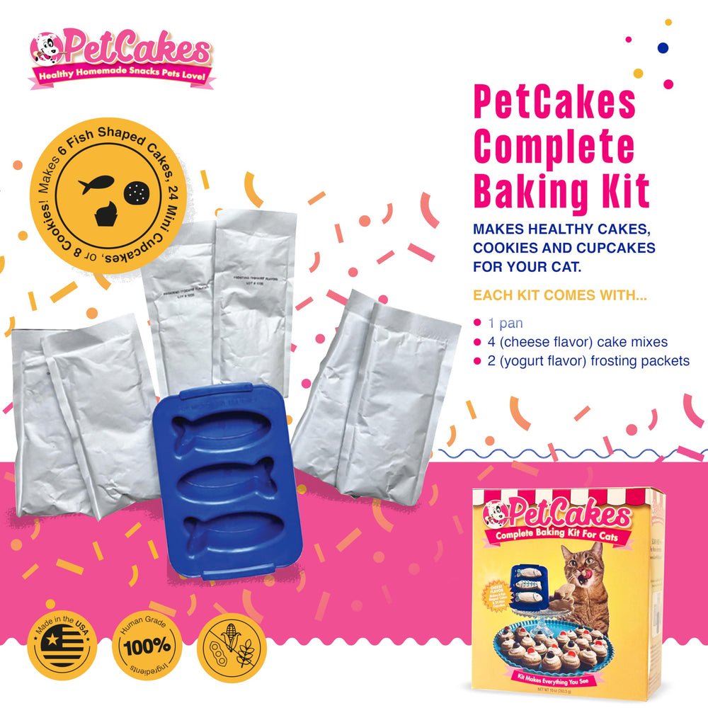 PetCakes yogurt frosting mix for creamy cat treats.