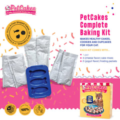 PetCakes yogurt frosting mix for creamy cat treats.