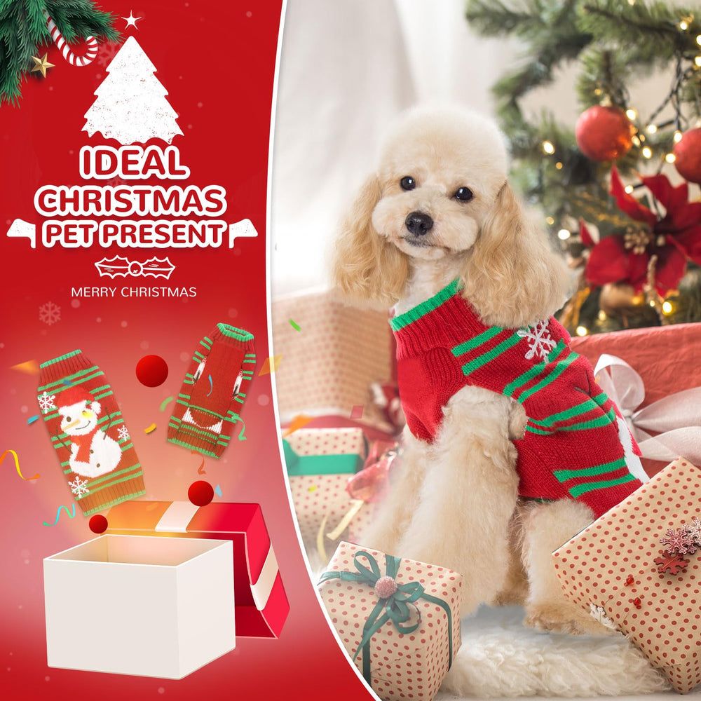 PETCARE Dog and cat wearing sweater close-up shows versatile sizing.
