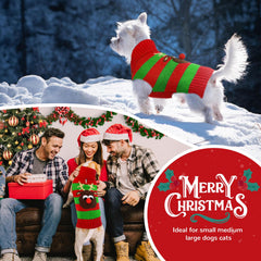 Petcare Dog Christmas Sweater with leash hole for easy walks