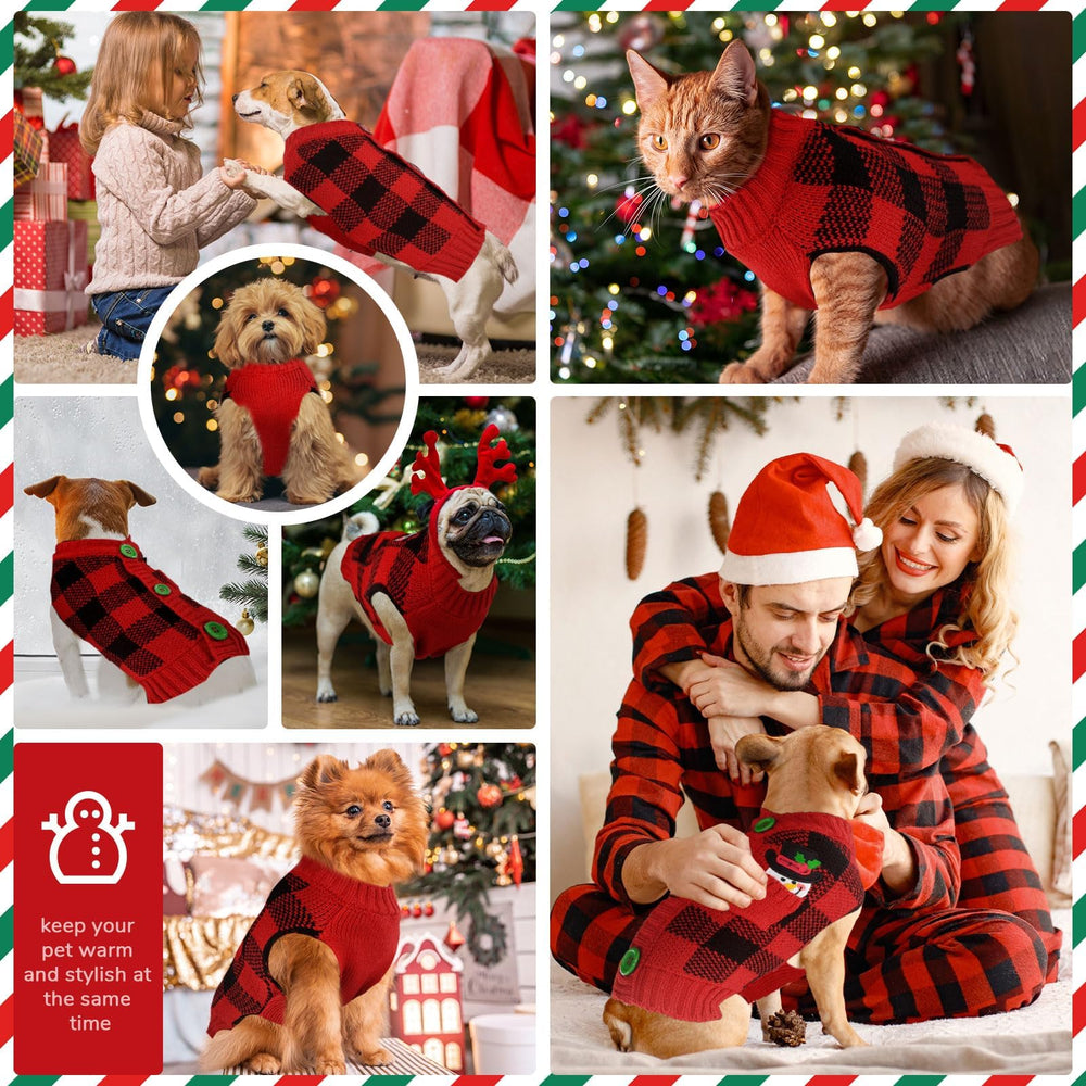 PETCARE Dog Plaid Pattern Detail showcases classic seasonal style.