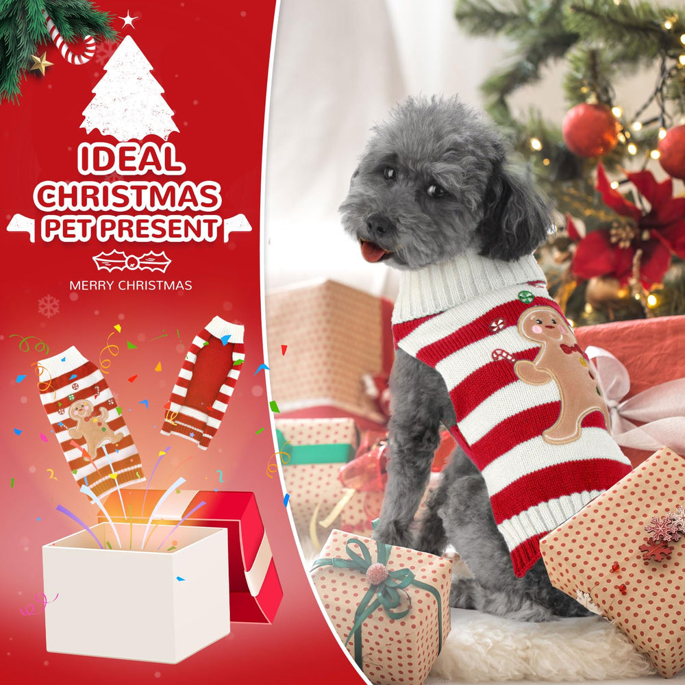 PETCARE easy-on dog sweater with stretchy knit for quick dressing.