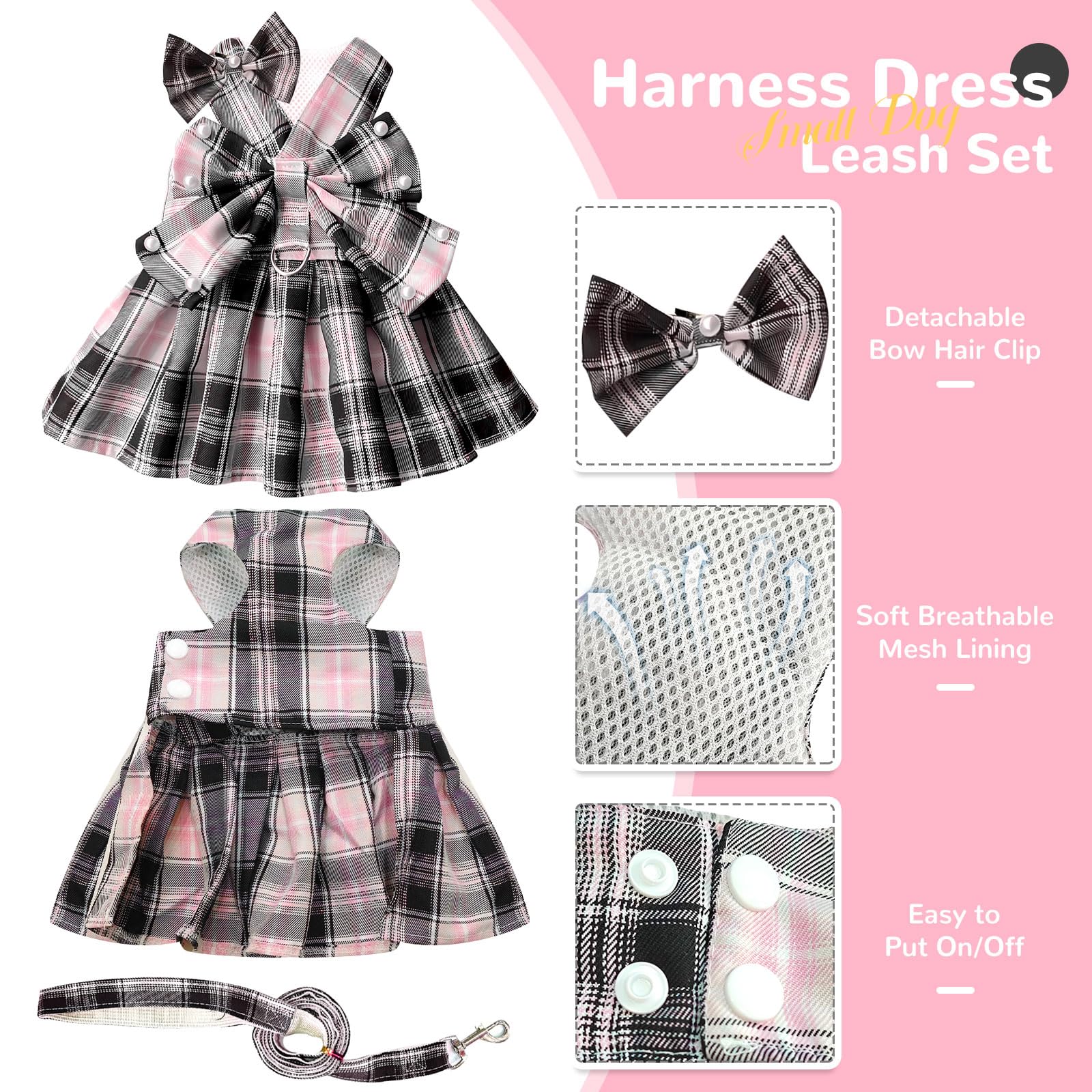 Petcare hairbow accessory clips on for extra sweetness