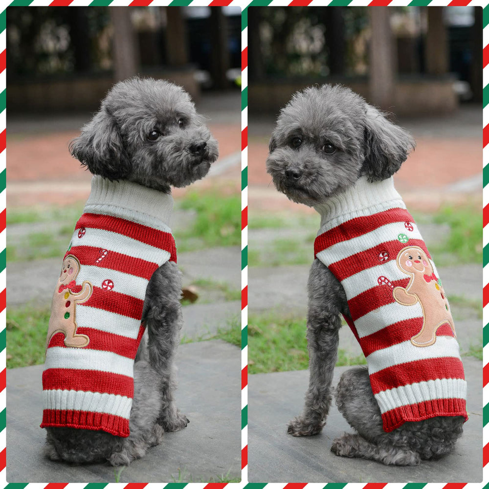 PETCARE machine-washable pet sweater for simple holiday season cleaning.