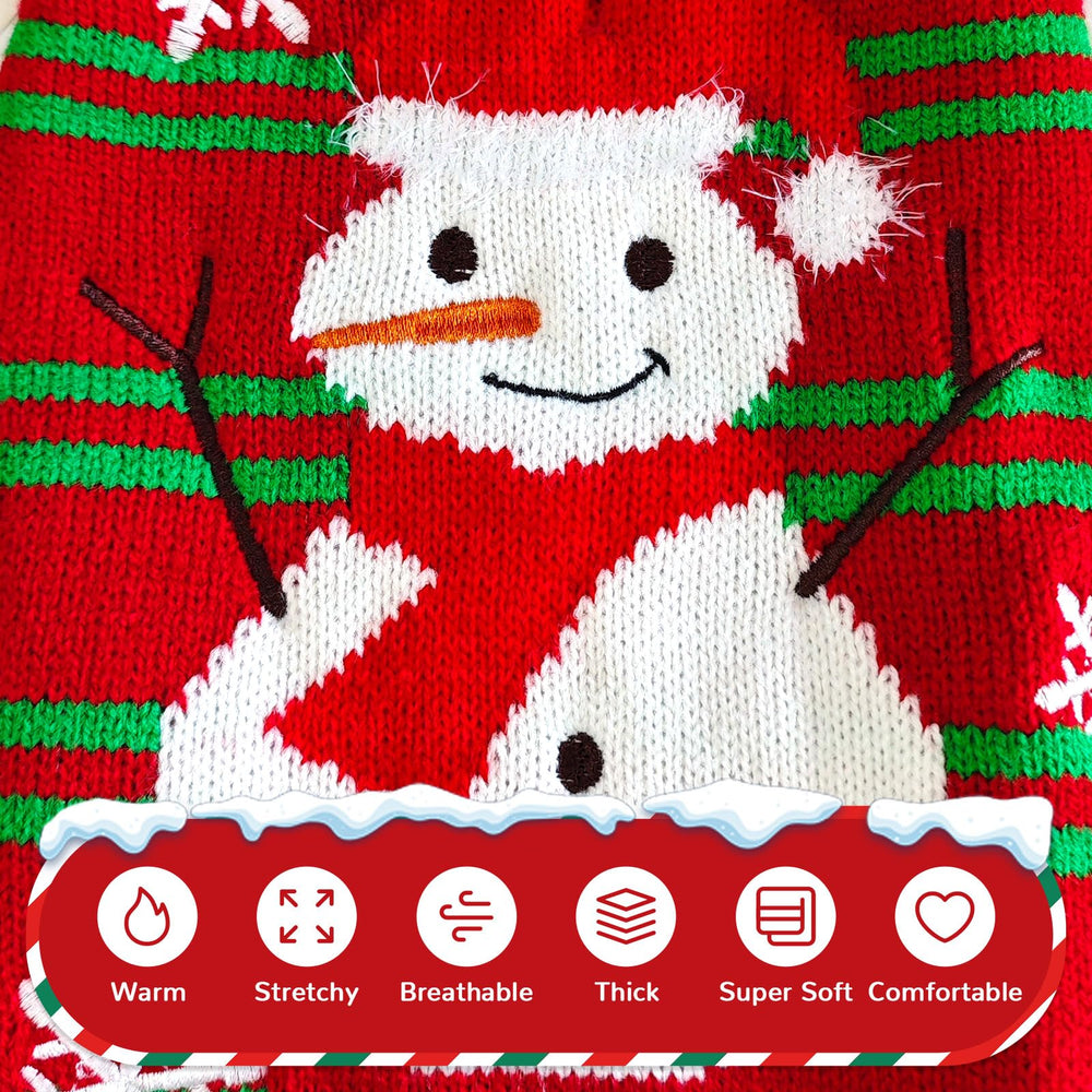 PETCARE Machine-washable dog sweater ready for simple holiday care.