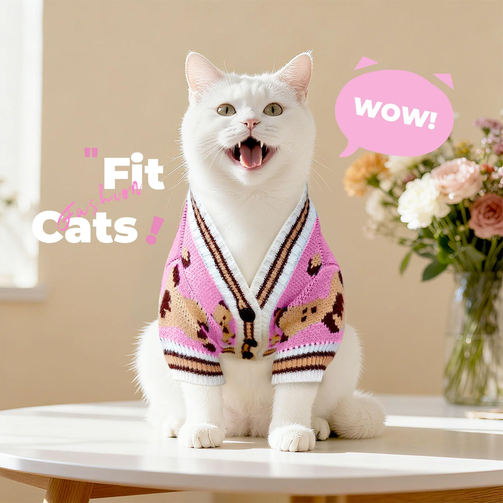 Petcare soft-knit material provides gentle warmth.