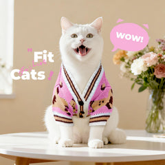Petcare soft-knit material provides gentle warmth.