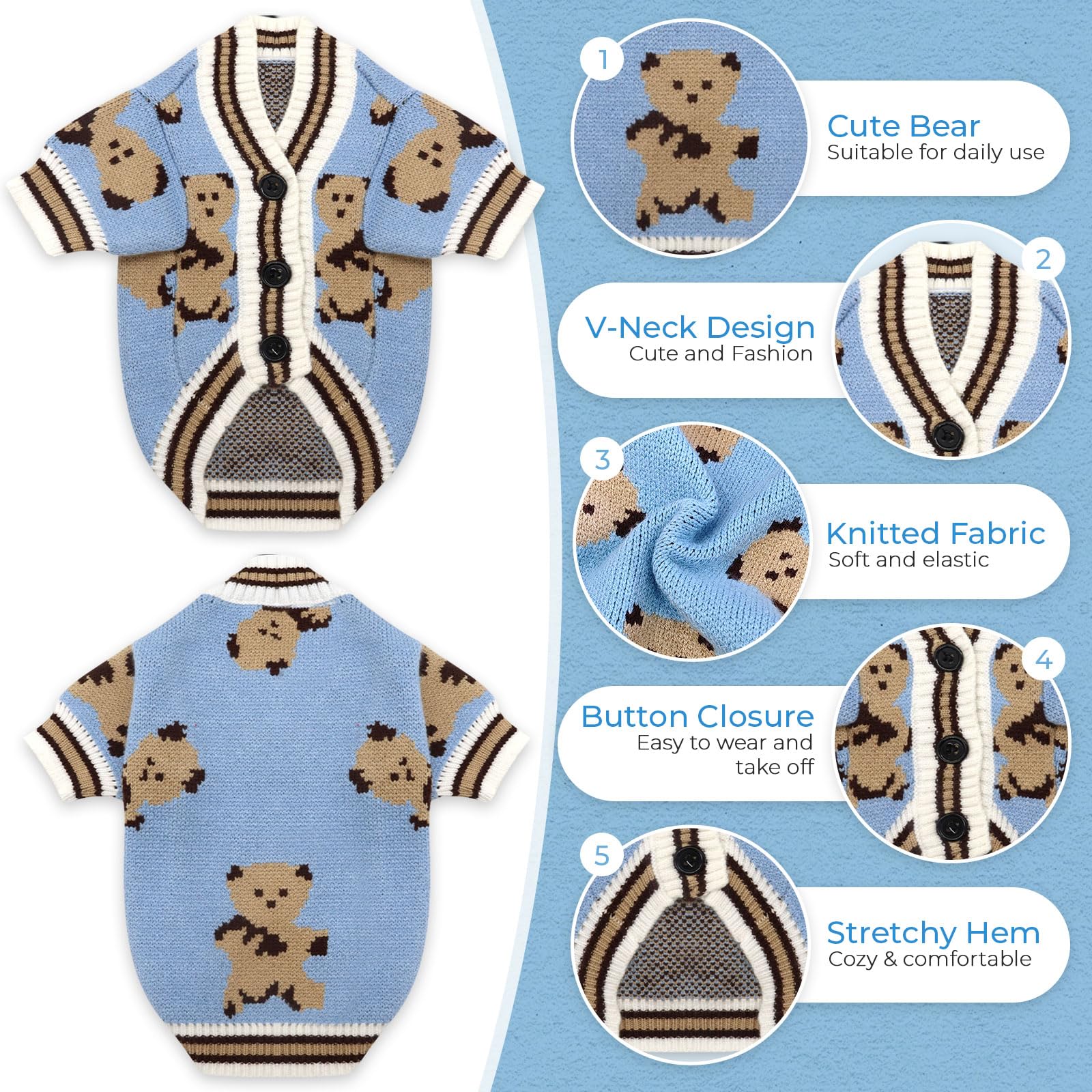 Petcare warm dog coat ready for daily walks in cool weather