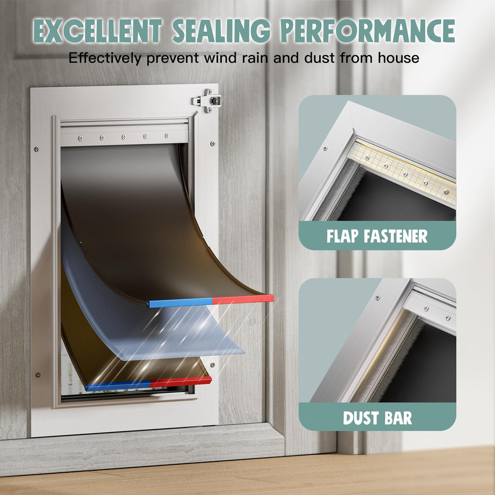 PETCOMING installation guide video for easy door or wall setup.