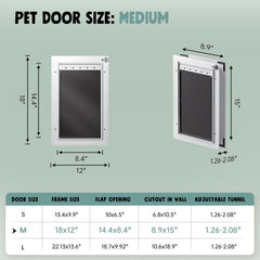 PETCOMING insulation flap boosts warmth and blocks dust for cozy interiors.