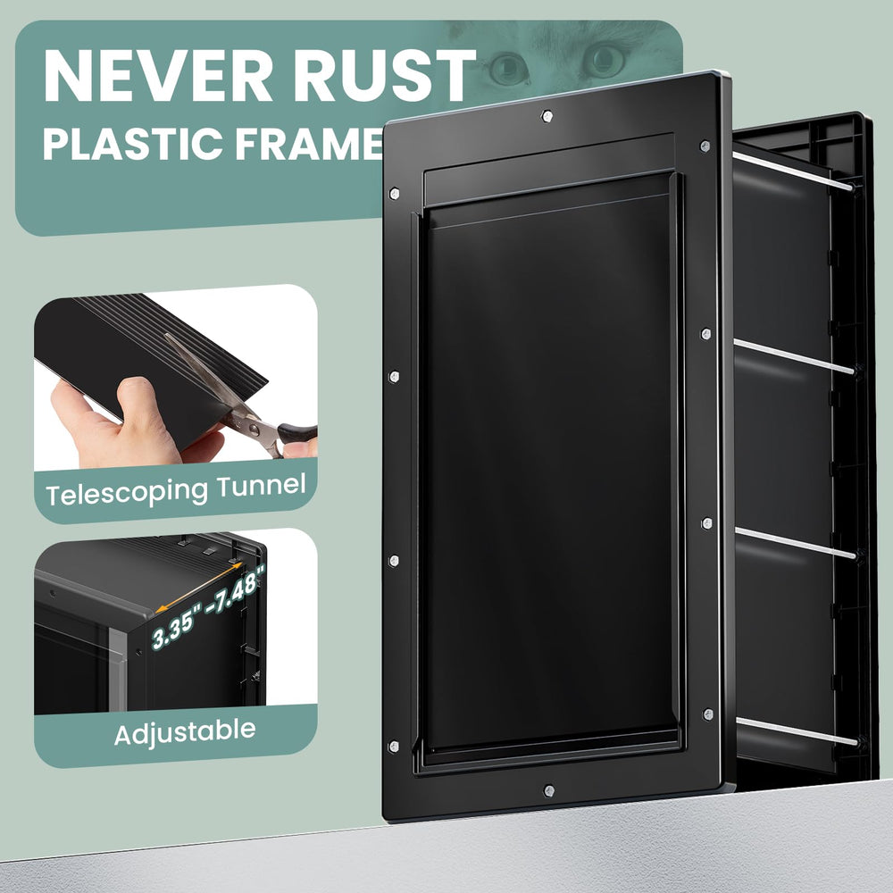 PETCOMING insulated flap emphasizes wind and temperature control at entry