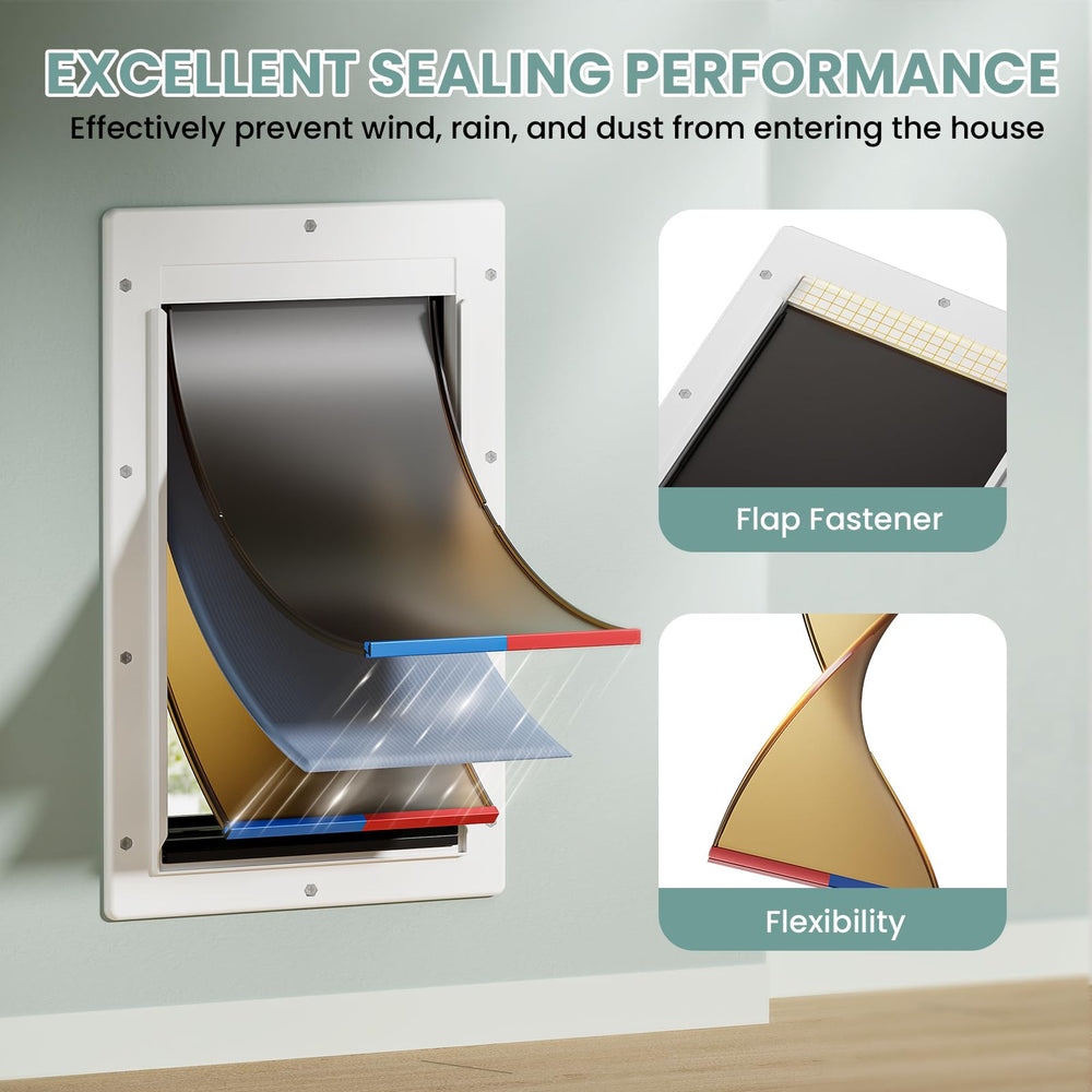 PETCOMING wall door supports yard exploration with supervised access.
