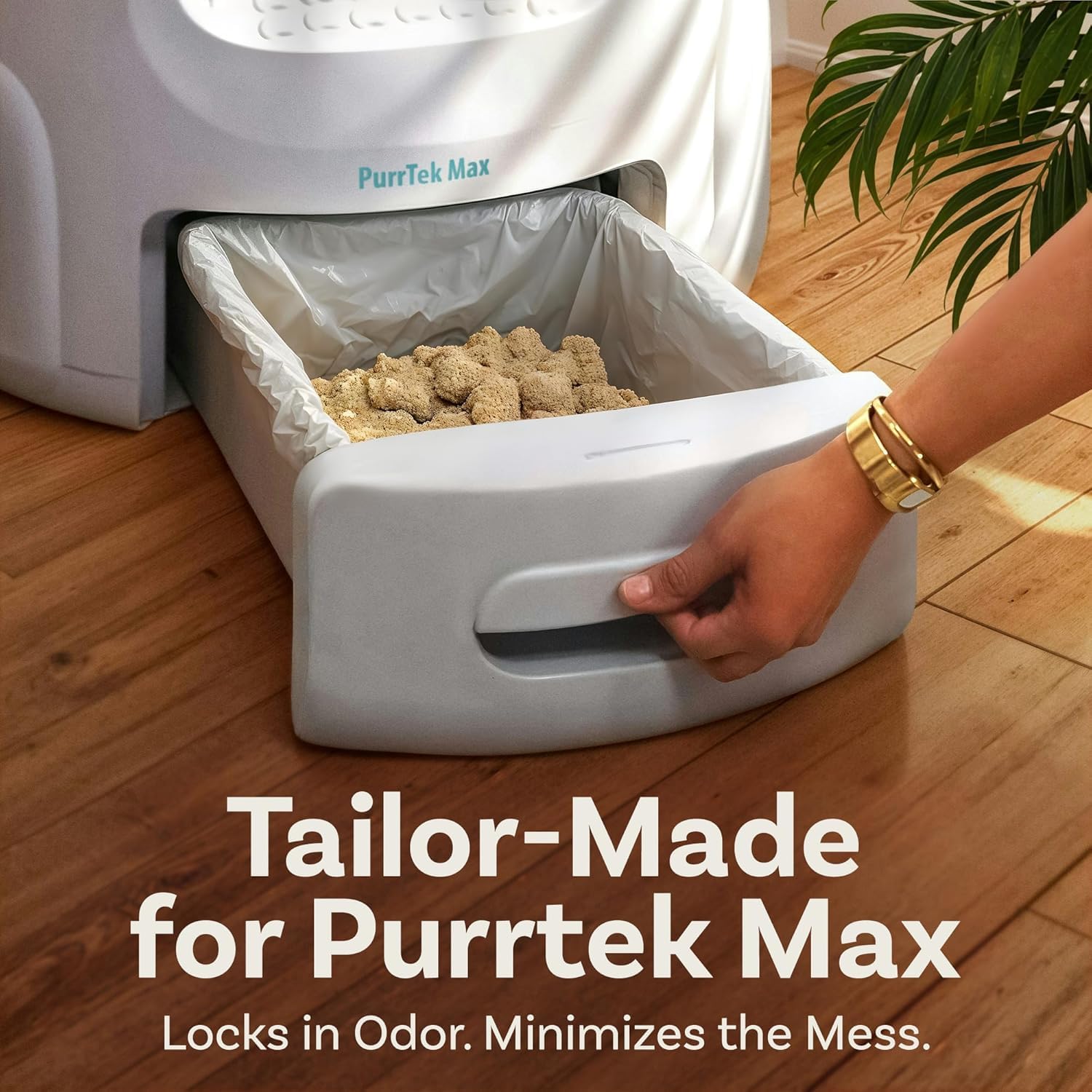 PurrTek Max Frescura con control de olor sin perfumes.