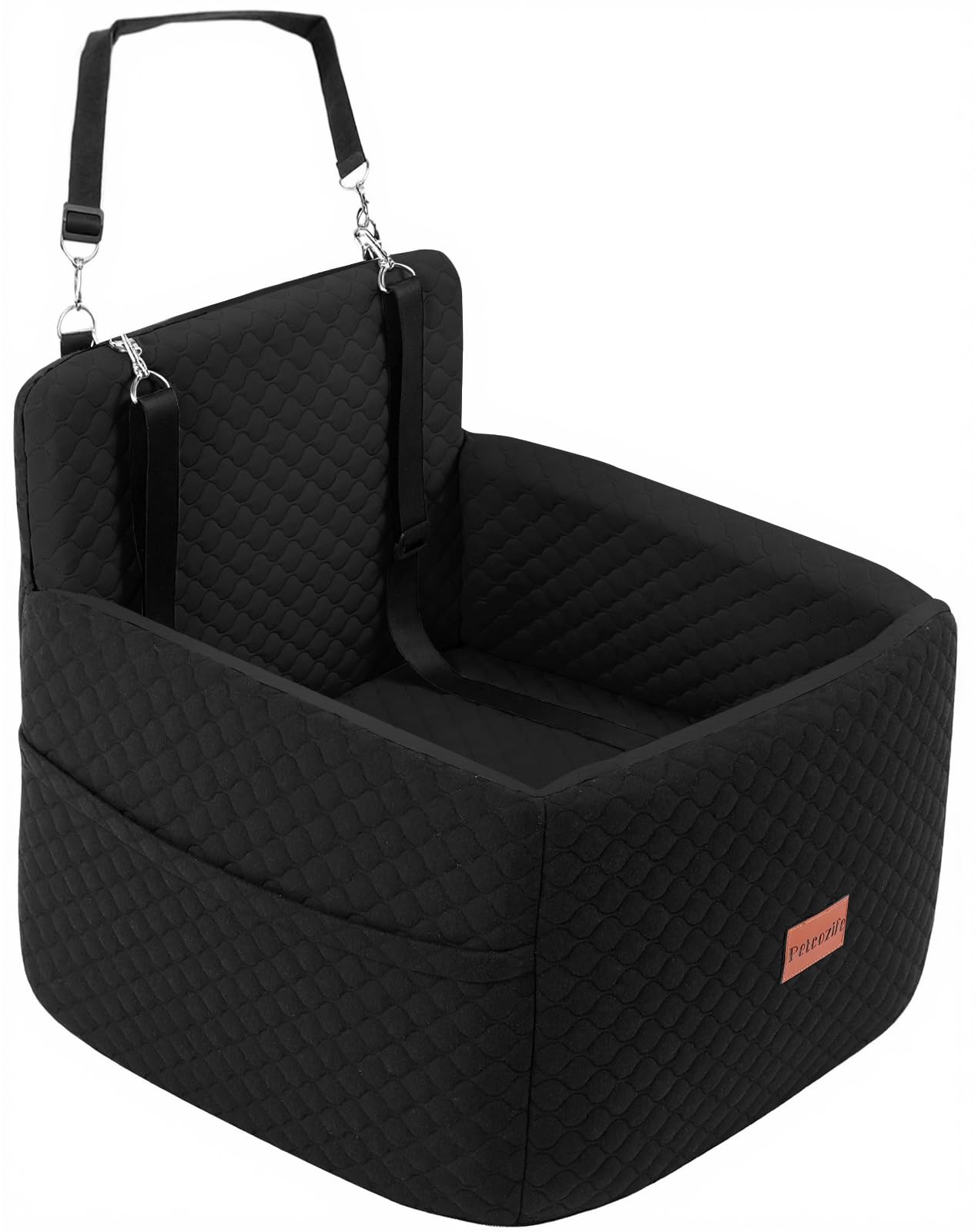 Petcozife dog car seat fits cars and tents for road trips