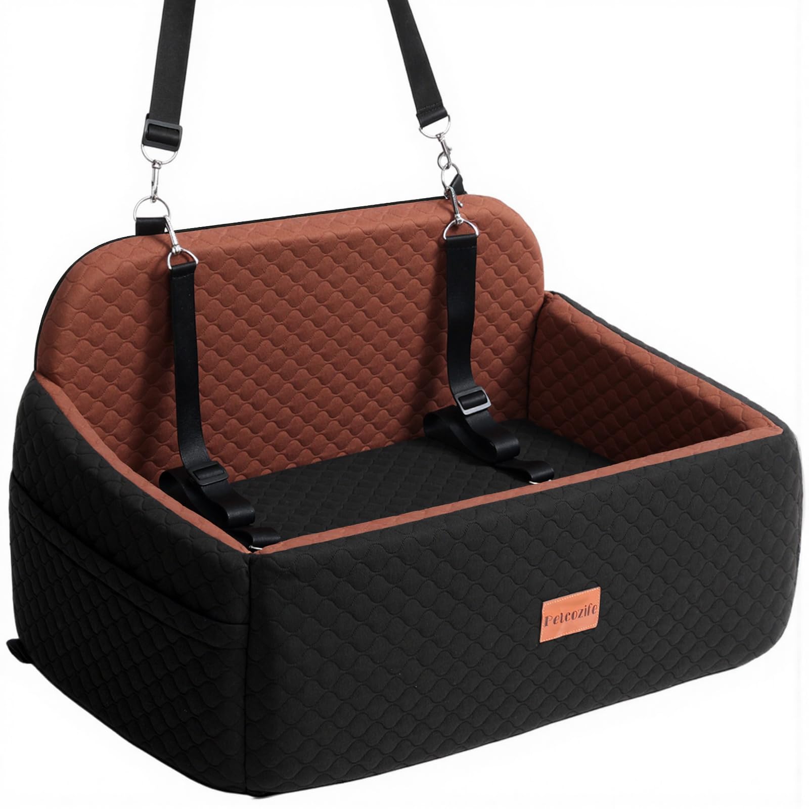 Petcozife dog car seat large in car use conveys versatile comfort for travel