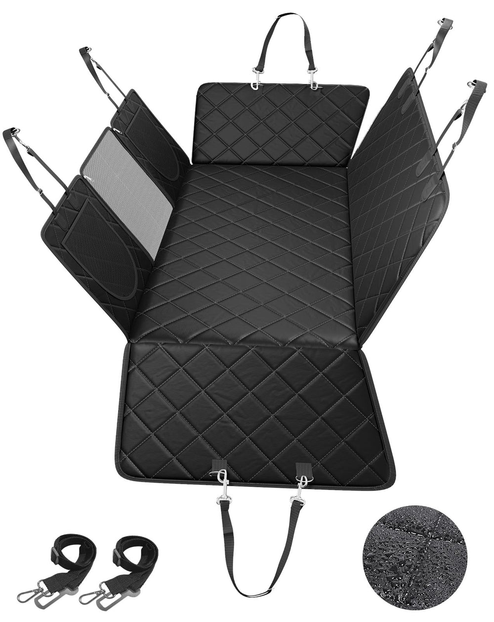 Petcozife easy installation and bag storage simplify travel setups