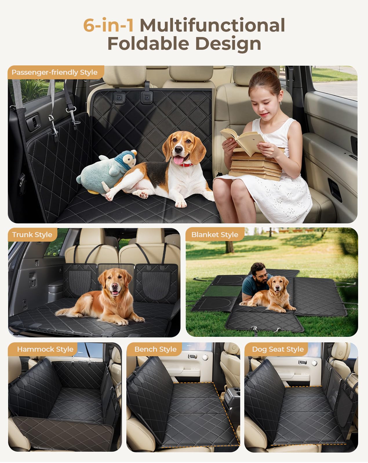 Petcozife mesh pockets and ventilation window reduce anxiety during travel