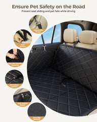 Petcozife non-slip bottom and anchors keep the cover securely in place