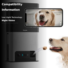 Petcube Bites 2 night vision ensures pet visibility in low light.