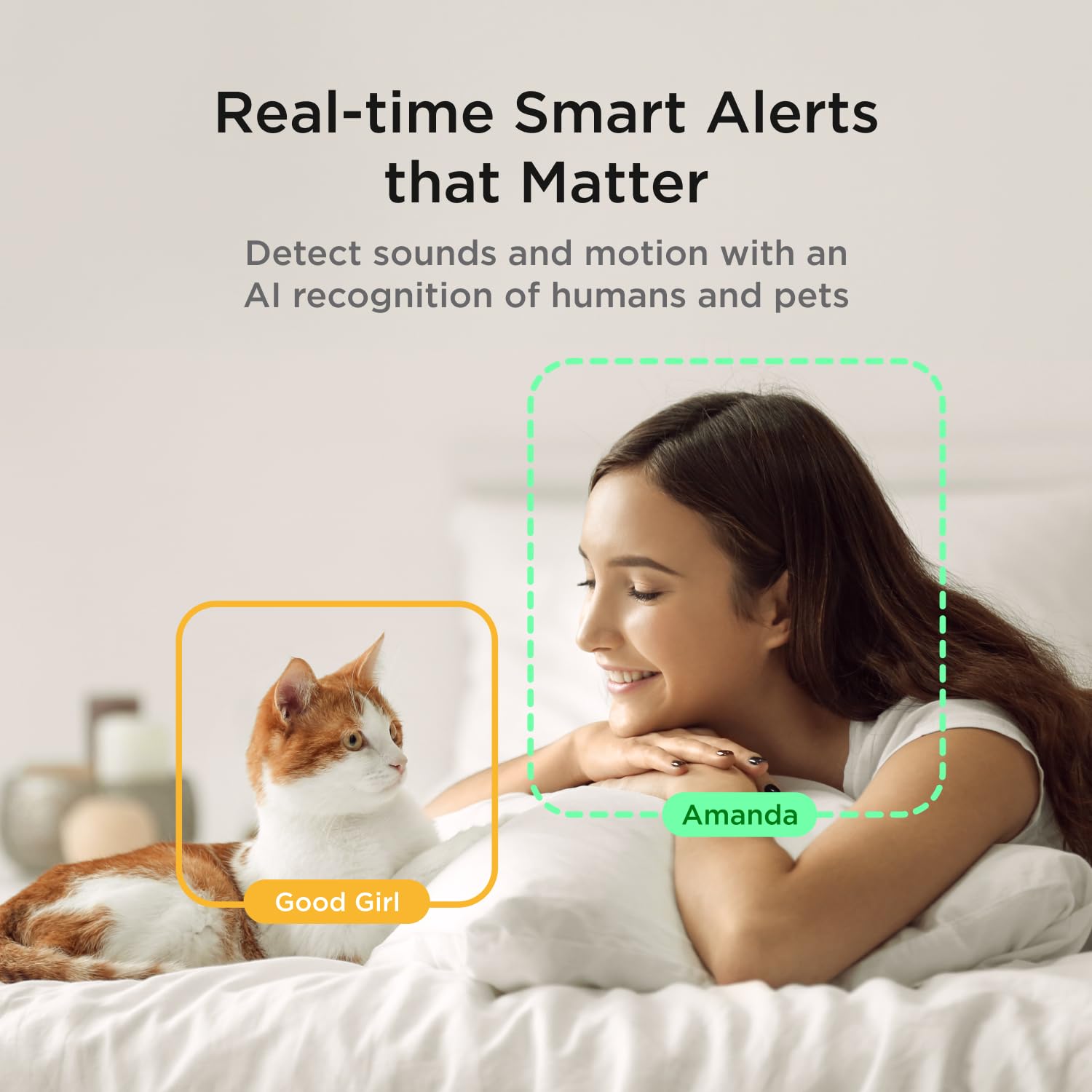 Petcube Play 2 2-way audio allows you to talk to your pet from anywhere.