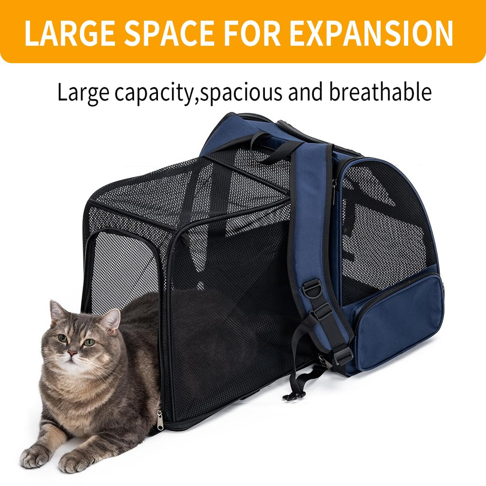 Petdiwoo Cat Backpack safety belt helps prevent escapes during travel