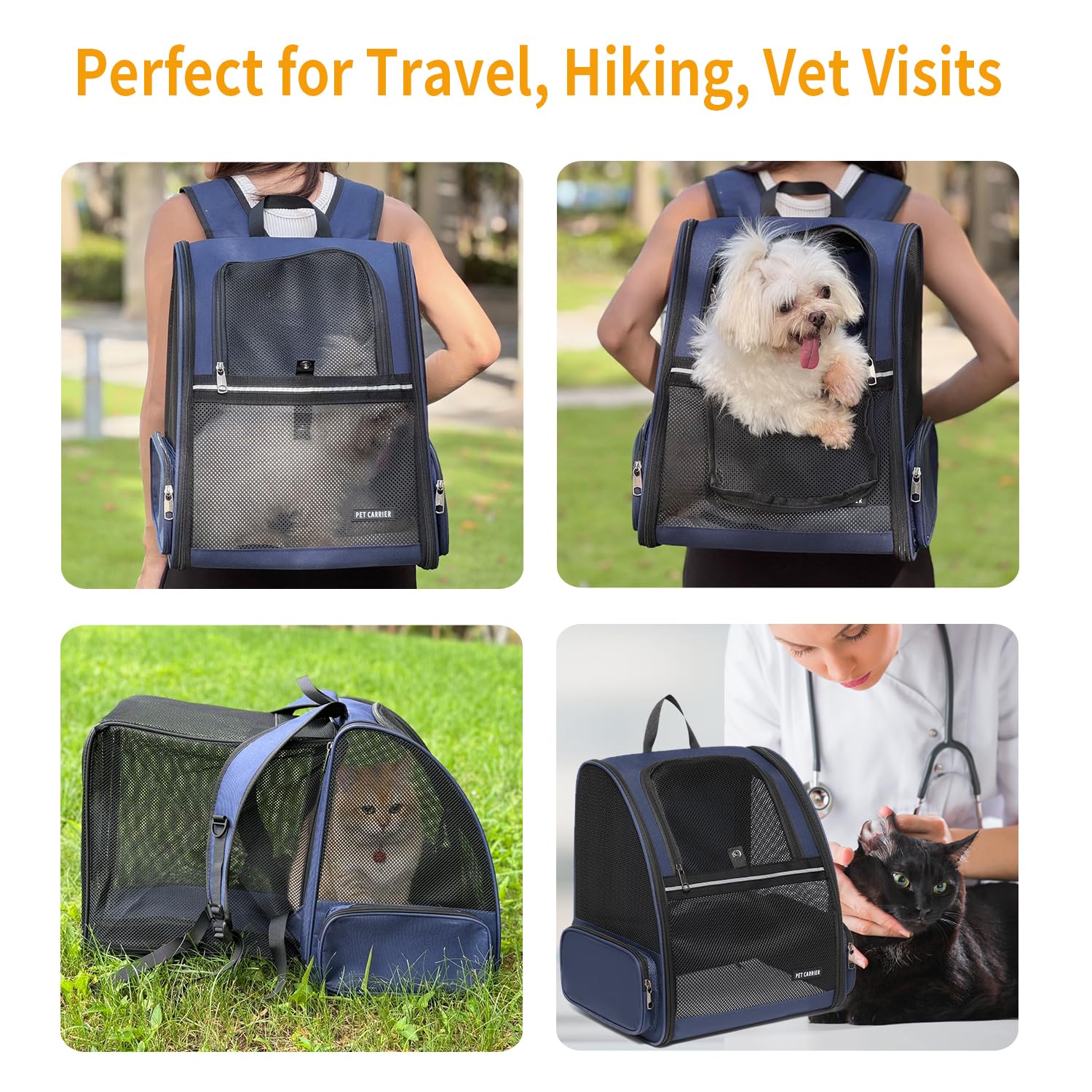 Petdiwoo Cat Backpack travel-ready design suits hiking, cycling, and city trips