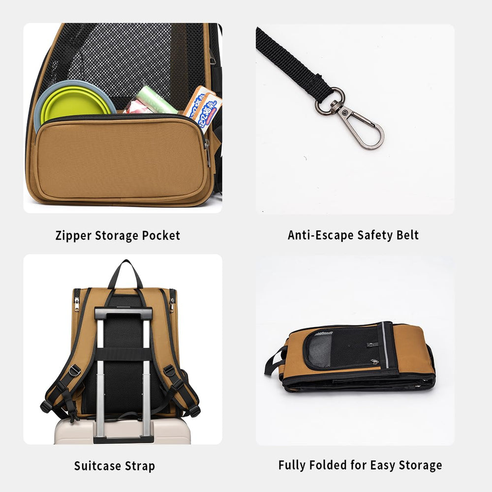 Petdiwoo travel pockets store essentials for pets on the go.