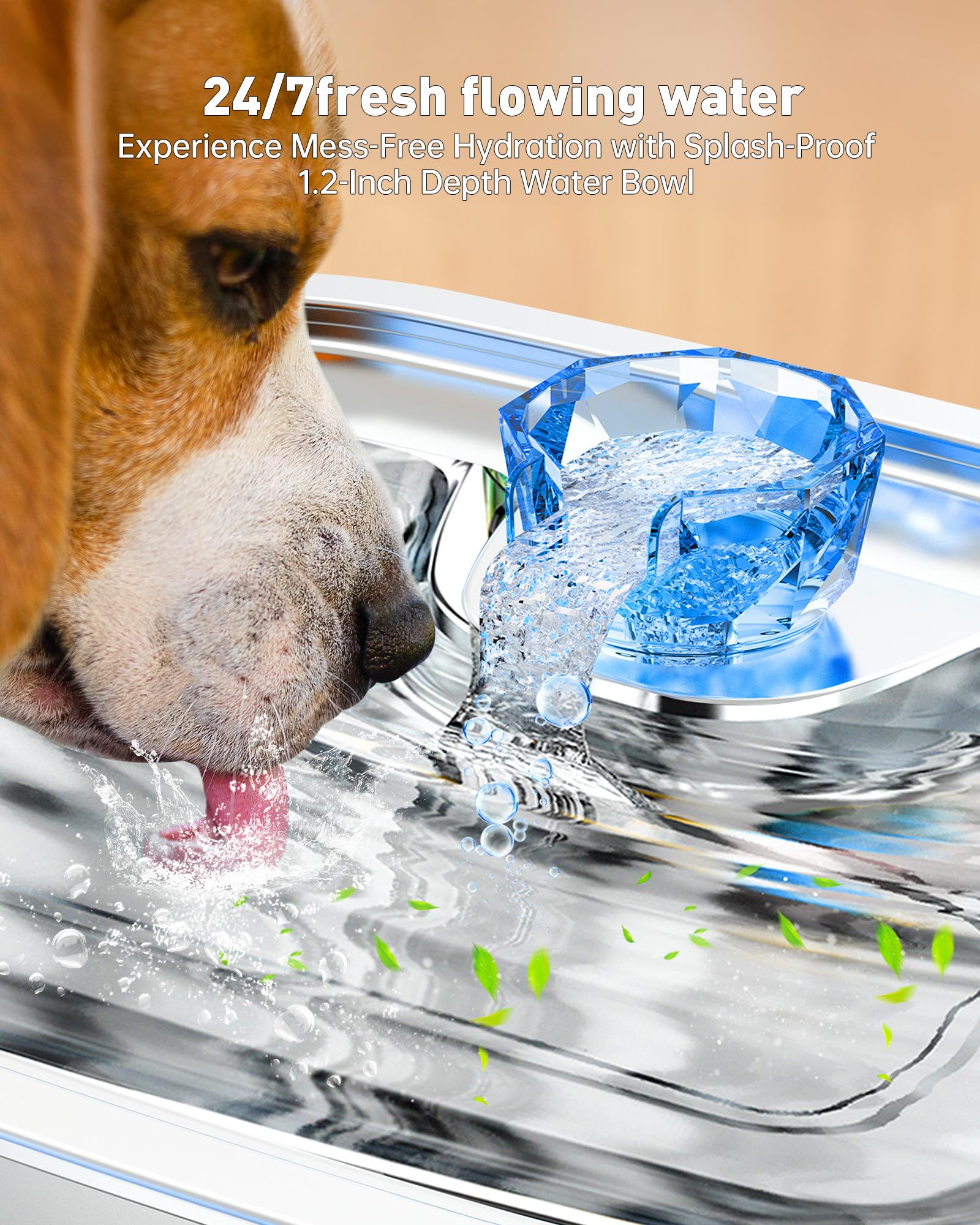 PETDOTT seven-inch height supports comfortable neck posture.
