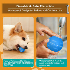PetDroid interactive dog ball motion sensor activates play on touch