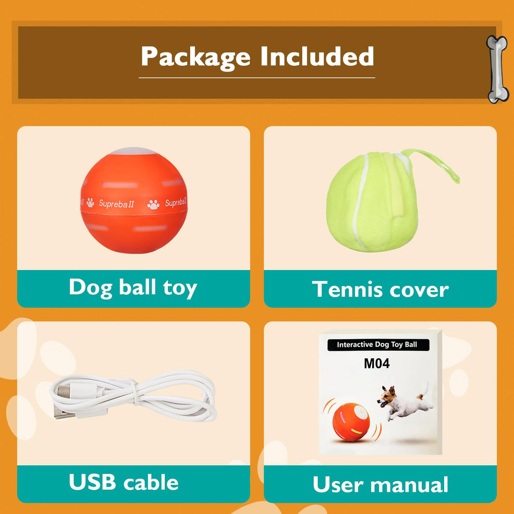 PetDroid tennis cover and accessories packaging image for quieter sessions.