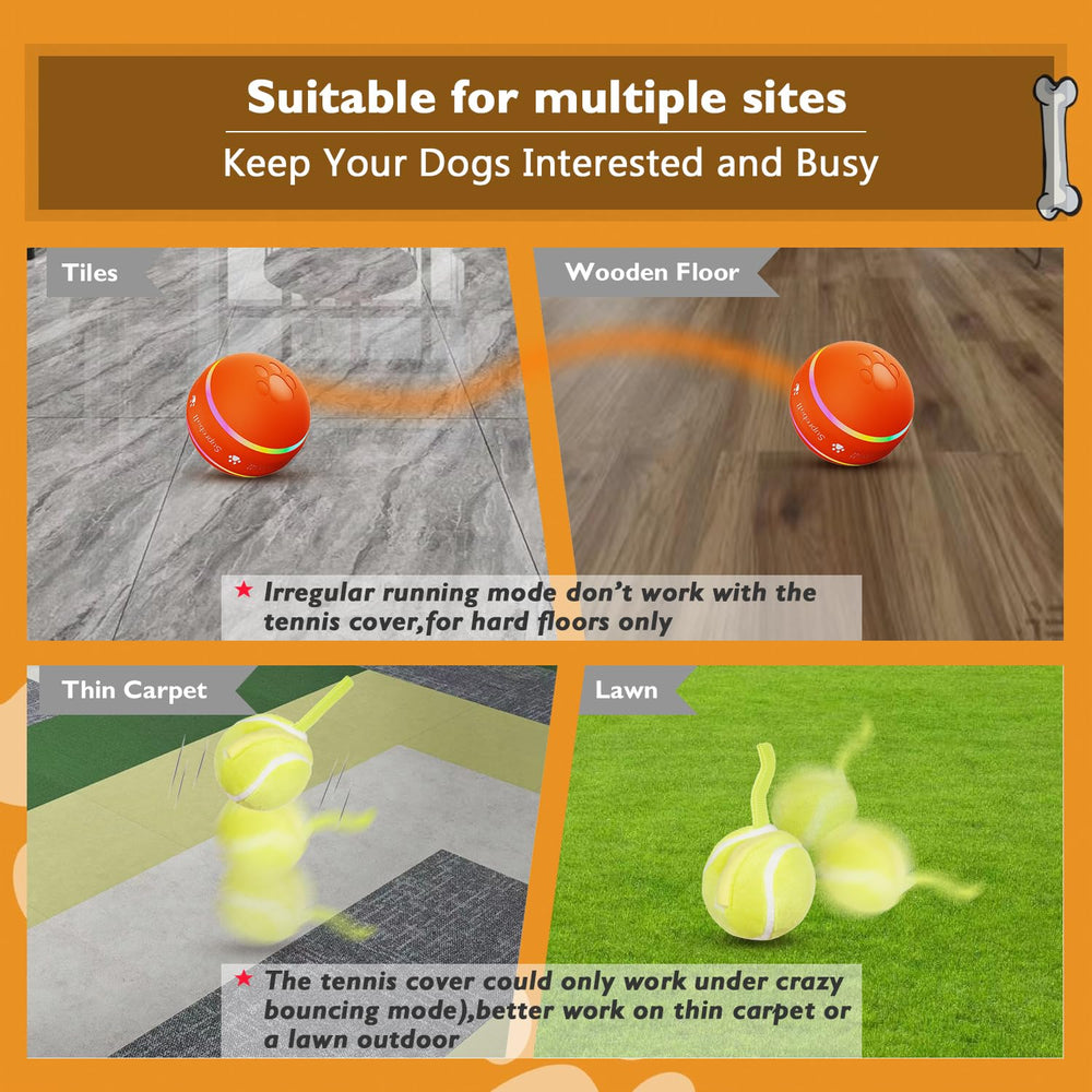 PetDroid USB rechargeable battery powering long play sessions and quick recharges.