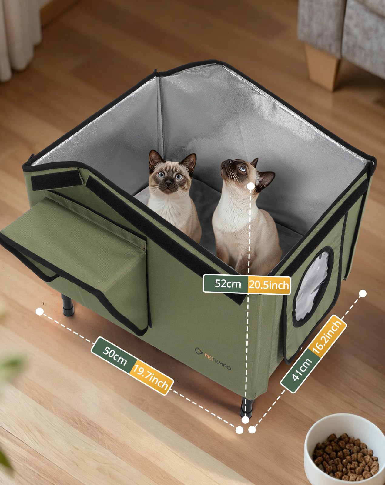 PETEMPO included chewed-resistant cord and stable base for reliable outdoor use.