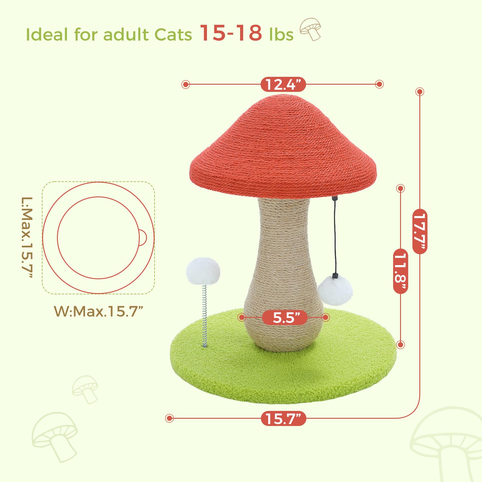 PETEPELA indoor-cat-sisal-scratcher helps protect furniture in busy homes.