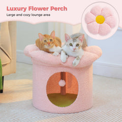 PETEPELA indoor cat hideaway shows a private cave for nap time