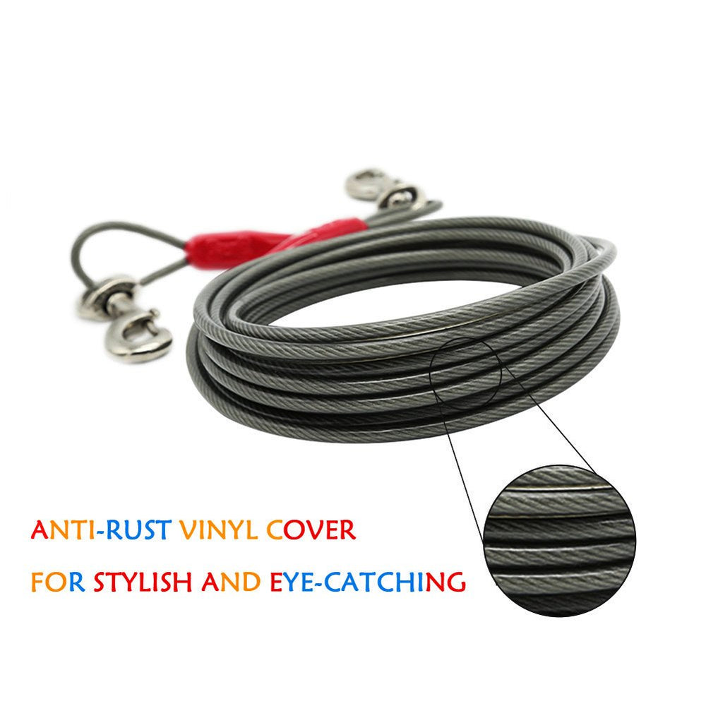 Petest cable de acero con cubierta vinil protege de lluvia