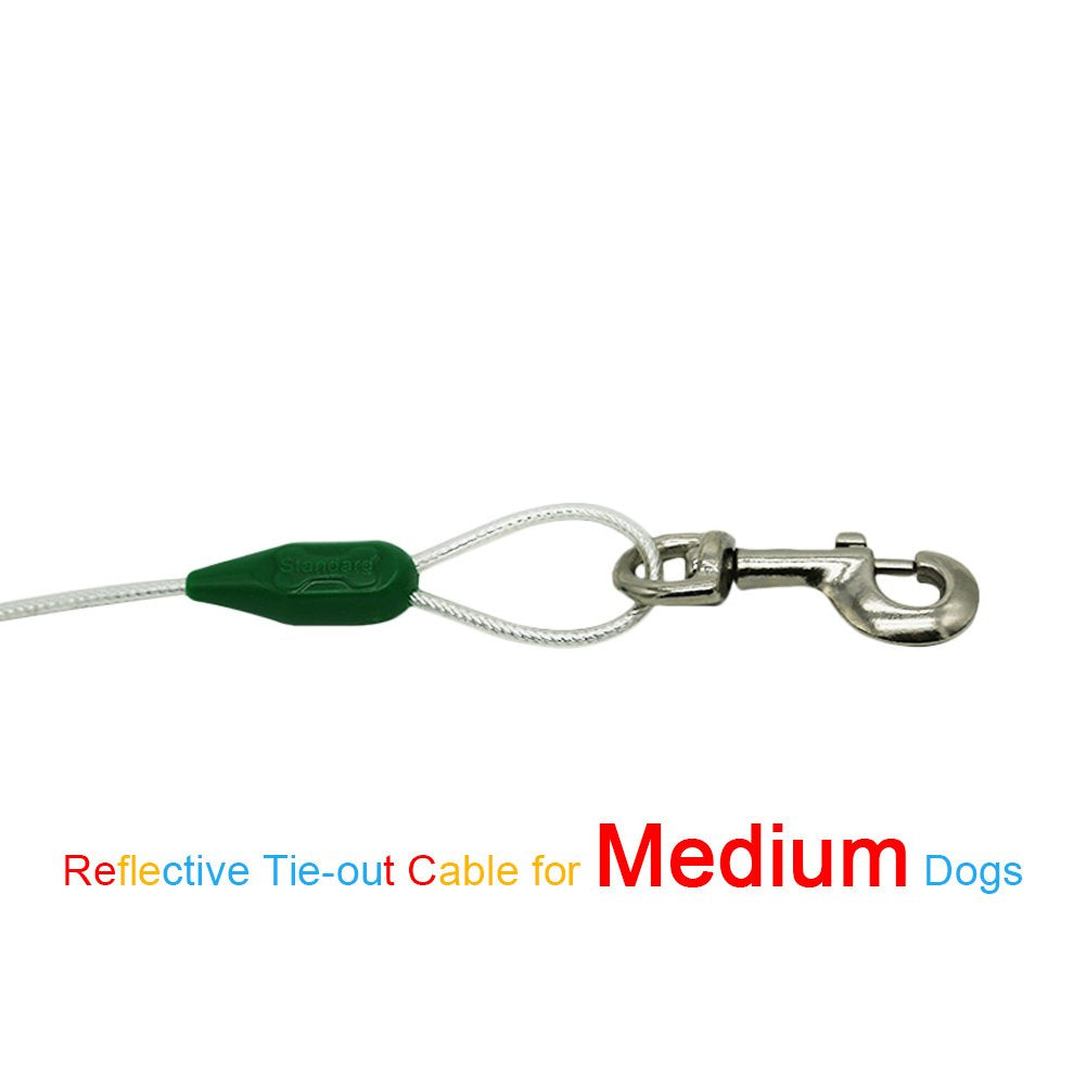 Petest crimp covers protect cable ends from rain and wear.