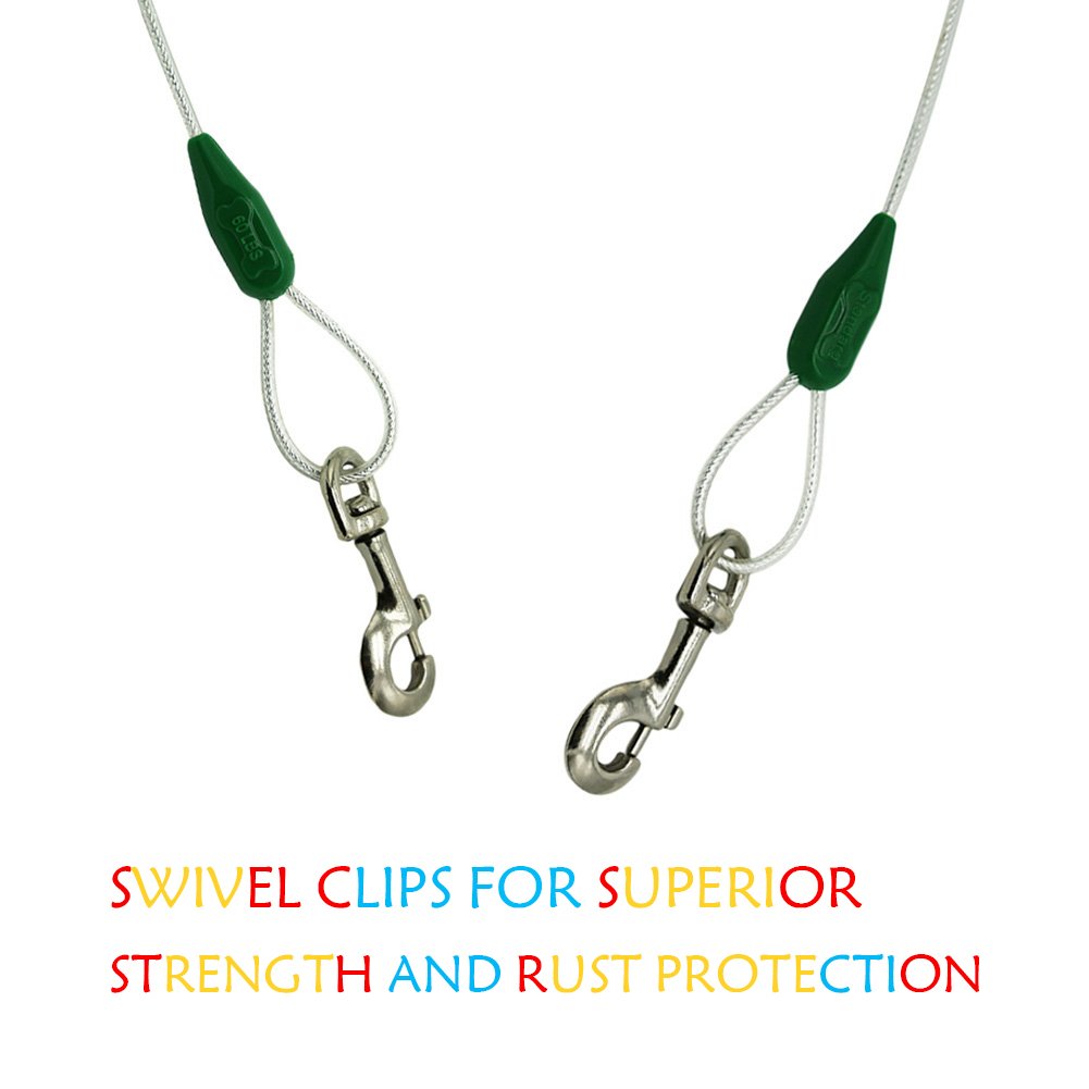 Petest spiral stake features ground screw-in design for firm anchoring.