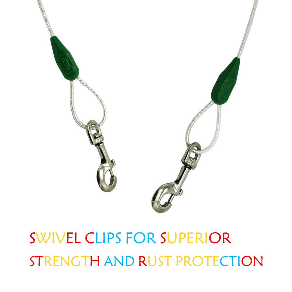 Petest spiral stake features ground screw-in design for firm anchoring.