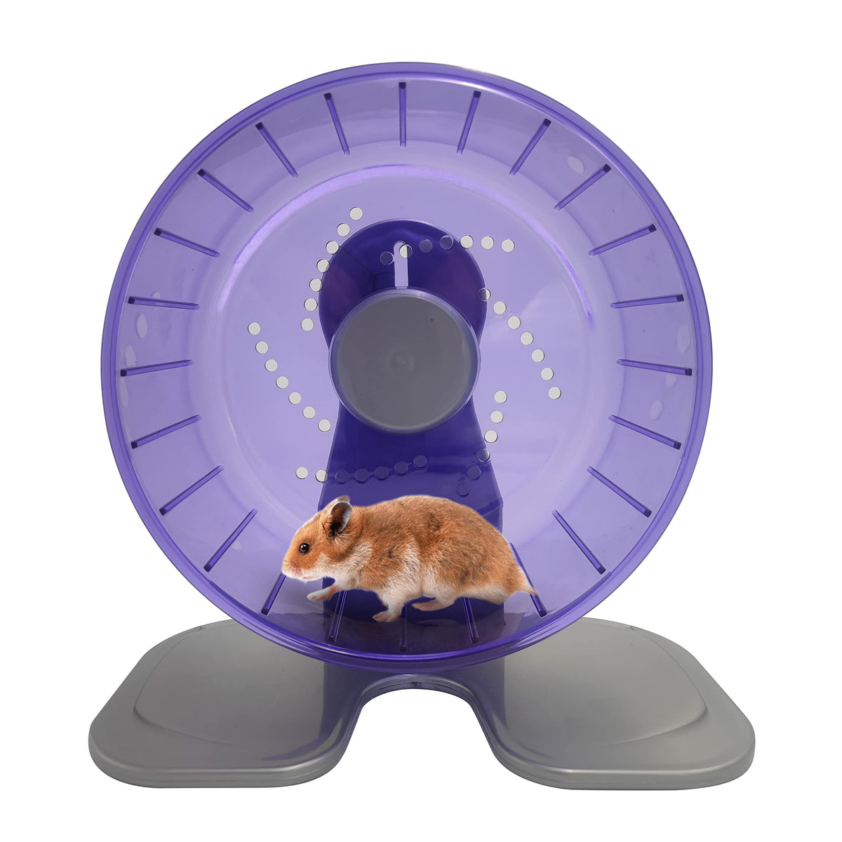 Petest hamster wheel assembly shows easy, sturdy installation for any cage.