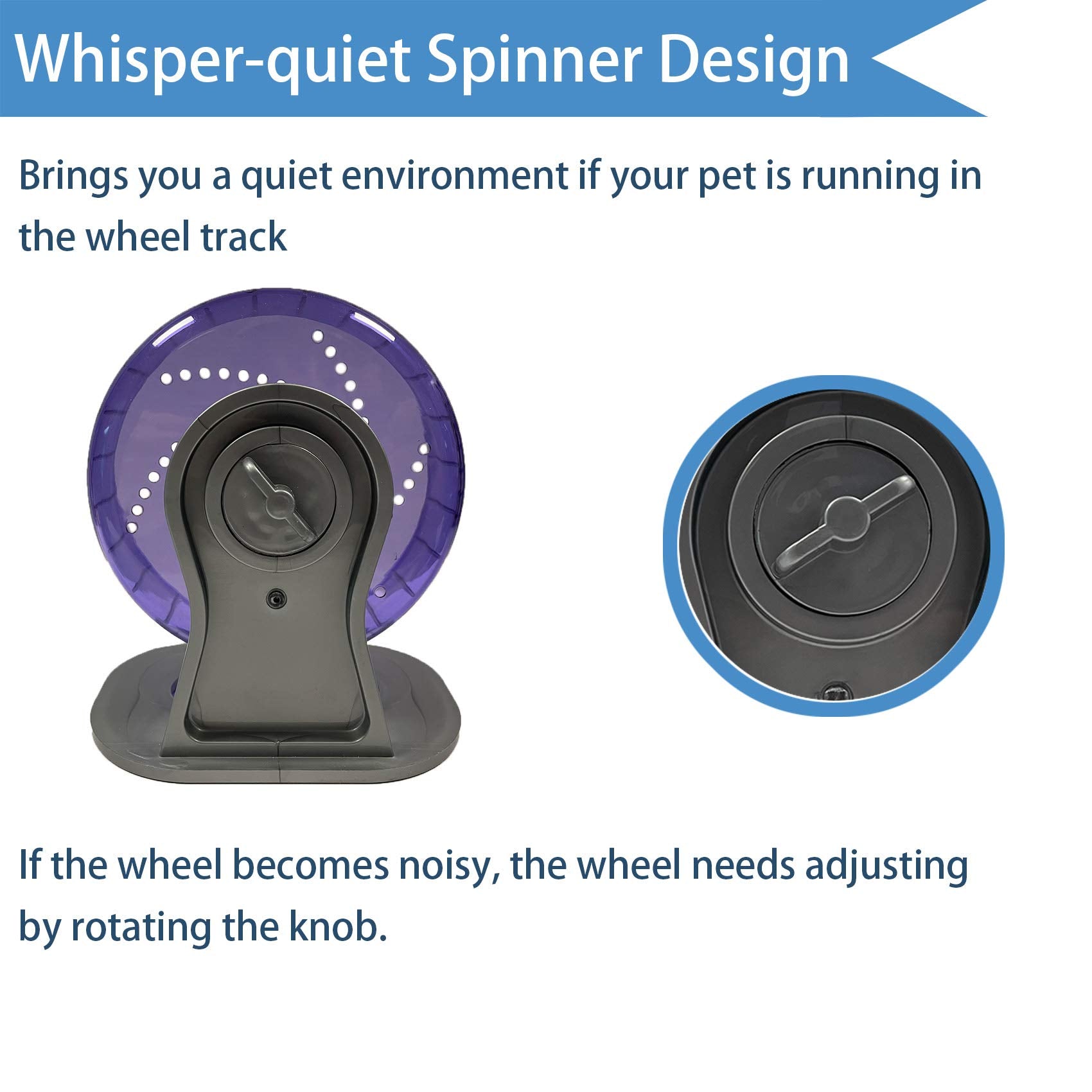 Petest hamster wheel cleaning image suggests simple care with mild soap.