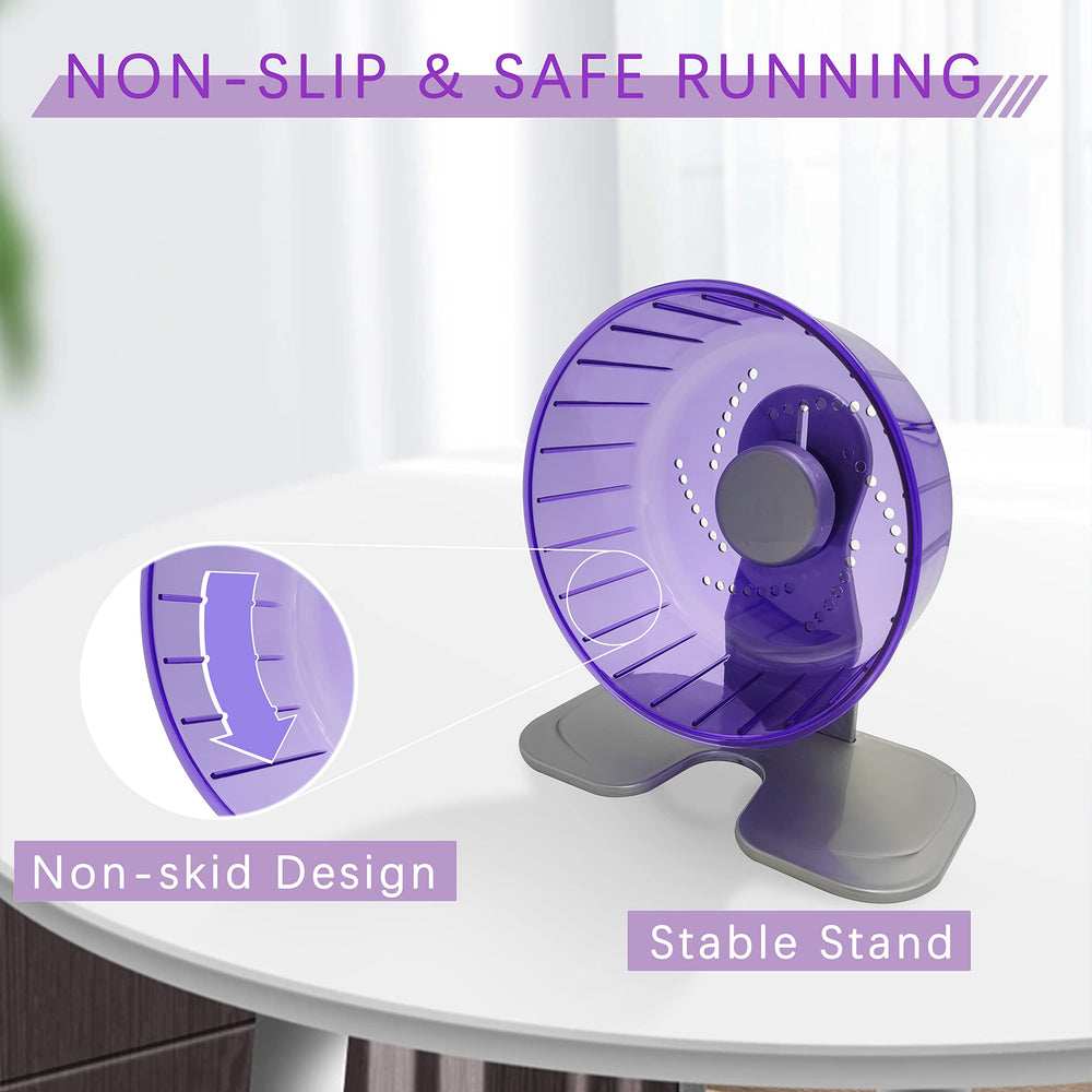 Petest hamster wheel height-adjustment demonstrates customizable fit for different cages.