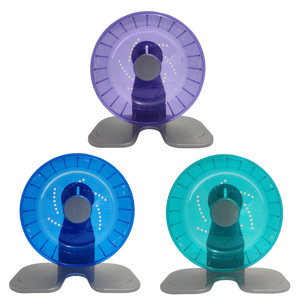 Petest hamster wheel purple-color highlights stylish enrichment for small pets.