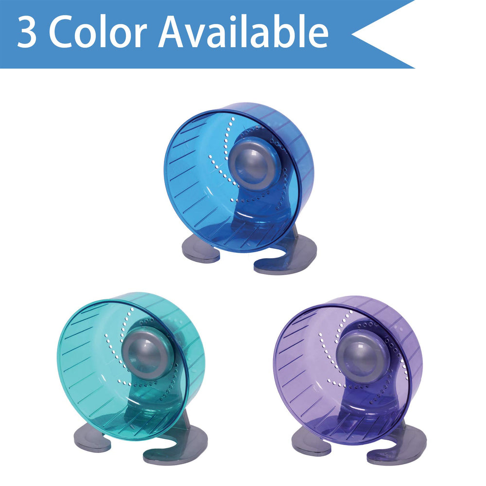 Petest hamster wheel silent spinner close-up highlights noiseless running.