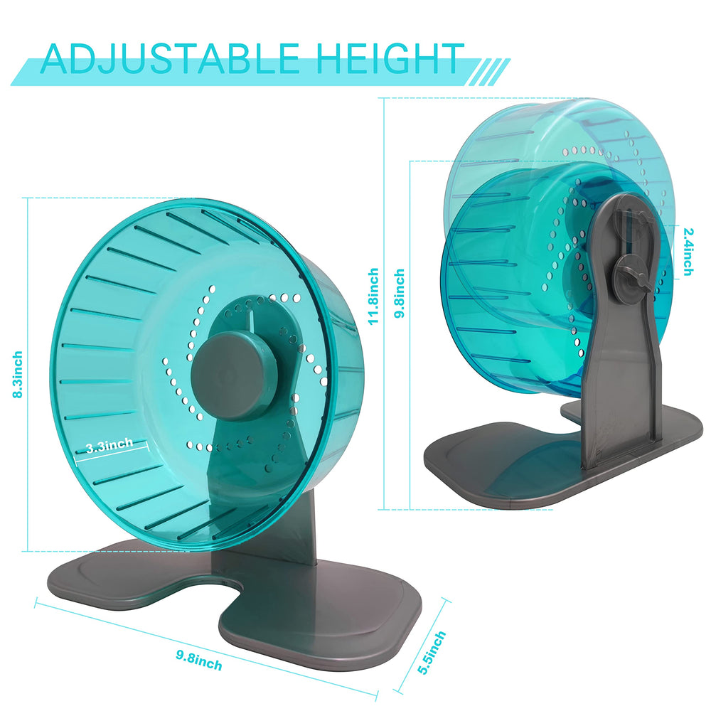 Petest hamster wheel silent spinner keeps living spaces calm during play.