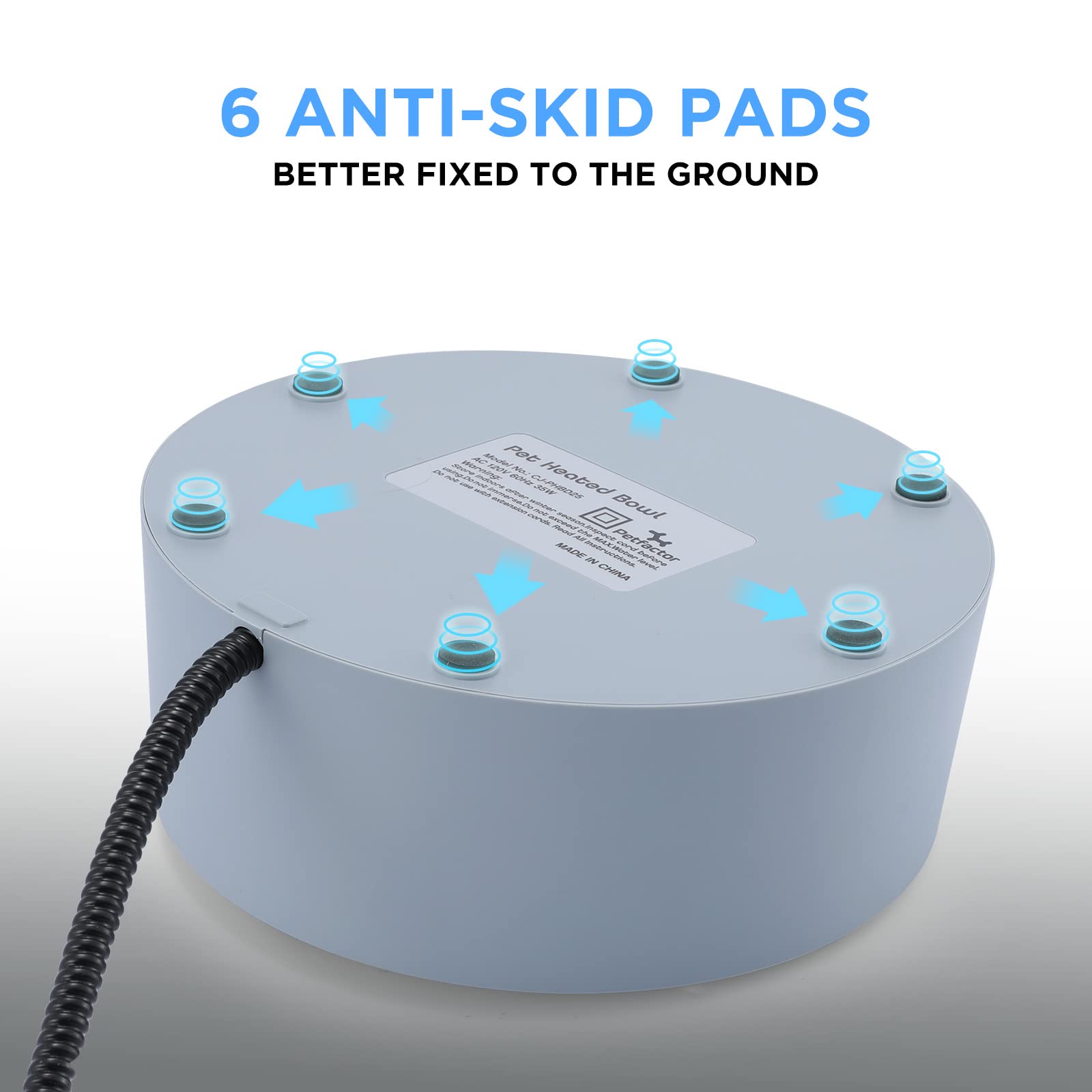 Petfactors chew-resistant cord highlights safety during outdoor use
