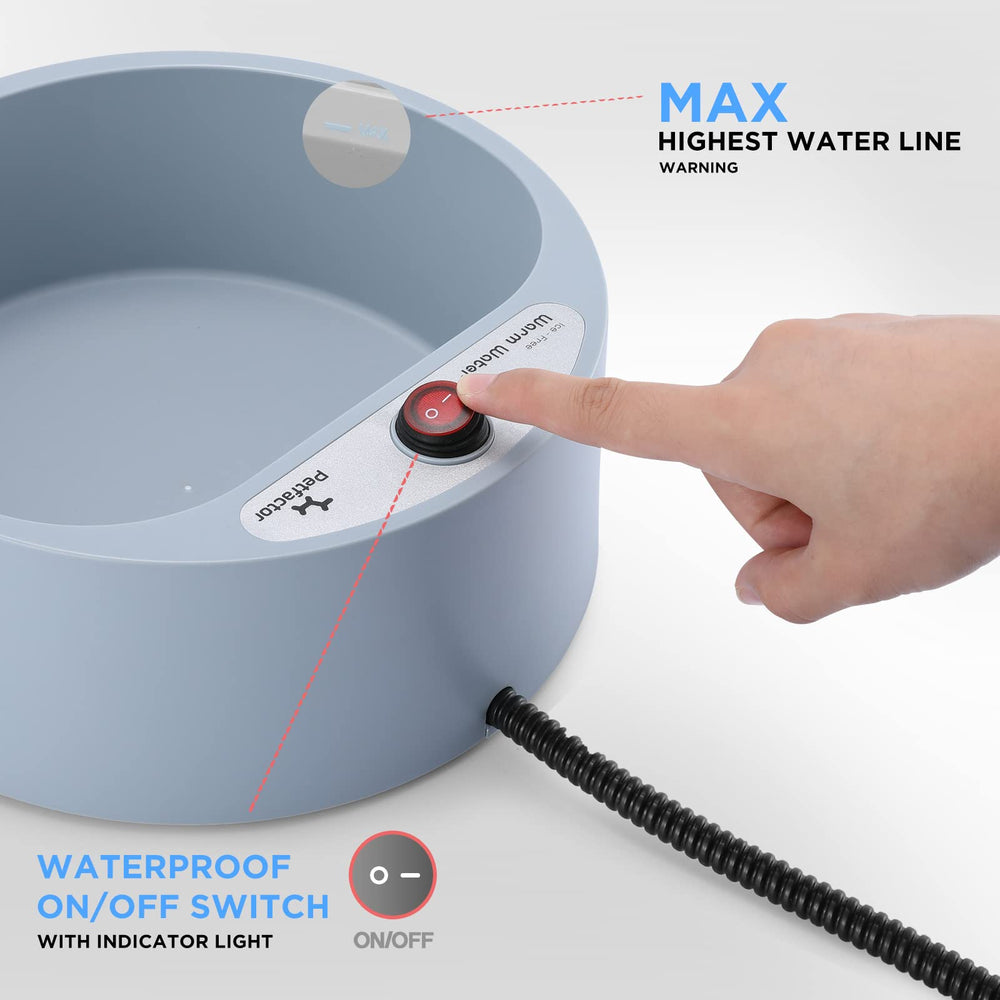 Petfactors waterproof on/off switch emphasizes easy control