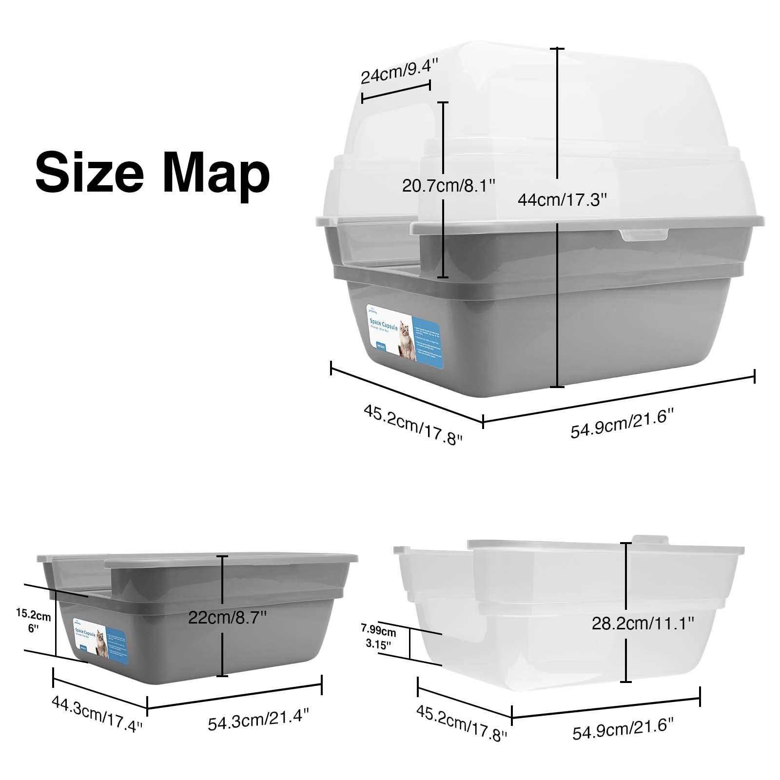 Petfamily stackable design saves space when stored or traveling.